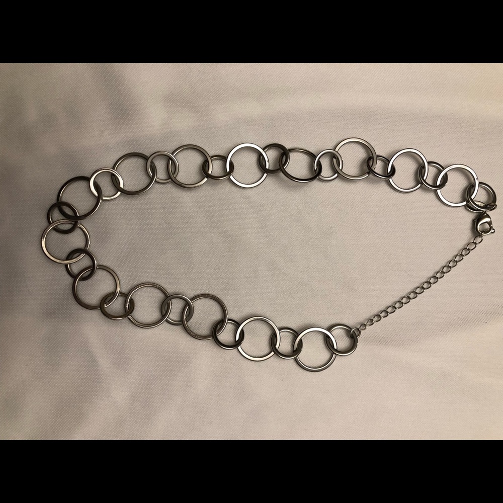 Necklace - silver plated